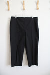 NEW Talbots Black Heritage Capri Pants | 16
