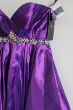 NEW Aylce Paris Purple Taffeta Sleeveless 4250 Dress | 6