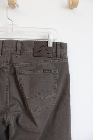 Alberto Modern Fit Vintage Twill Stone Brown Jeans | 33X32
