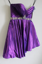 NEW Aylce Paris Purple Taffeta Sleeveless 4250 Dress | 6