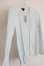 NEW Ann Taylor Lightweight Light Blue Open Cardigan | XXS Petite