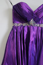 NEW Aylce Paris Purple Taffeta Sleeveless 4250 Dress | 6