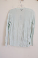 NEW Ann Taylor Lightweight Light Blue Open Cardigan | XXS Petite