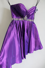 NEW Aylce Paris Purple Taffeta Sleeveless 4250 Dress | 6