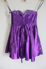 NEW Aylce Paris Purple Taffeta Sleeveless 4250 Dress | 6