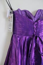 NEW Aylce Paris Purple Taffeta Sleeveless 4250 Dress | 6