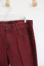 Alberto Modern Fit Vintage Twill Stone Red Jeans | 33X32