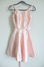 NEW Aylce Paris Shell Peach Pink Taffeta Dress | 8