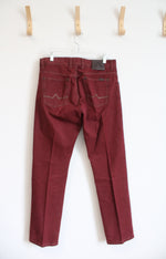 Alberto Modern Fit Vintage Twill Stone Red Jeans | 33X32