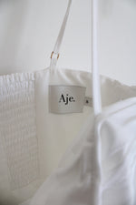Aje White and Black Mini Dress | 8