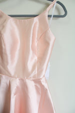 NEW Aylce Paris Shell Peach Pink Taffeta Dress | 8
