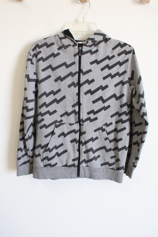 Shaun White Gray Black Patterned Jacket | Youth L (14)