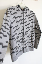Shaun White Gray Black Patterned Jacket | Youth L (14)