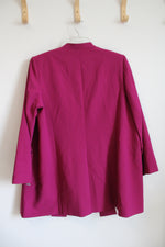 NEW Calvin Klein Magenta Blazer | 18W