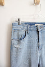 Levi's 721 High Rise Distressed Skinny Jeans | 30