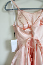 NEW Aylce Paris Shell Peach Pink Taffeta Dress | 8