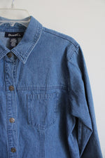 Denim and Co Embroidered Jacket | L