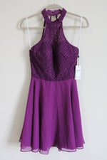 NEW Alyce Paris Purple Plum Chiffon 2652 Dress | 6