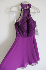NEW Alyce Paris Purple Plum Chiffon 2652 Dress | 6