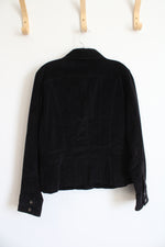 Rafaella Black Corduroy Jacket | L