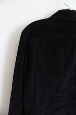 Rafaella Black Corduroy Jacket | L