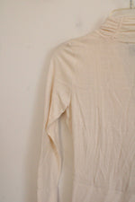Ann Taylor Wool Blend Cream Sweater | XS Petite