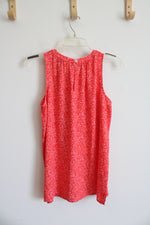Loft Pink Floral Tank Top | S