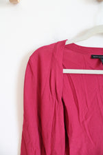 White House Black Market Magenta Shrug | S
