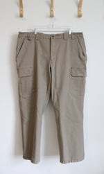 Duluth Trading Co. Tan Fleece Lined Cargo Pants | 48X34