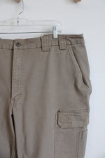Duluth Trading Co. Tan Fleece Lined Cargo Pants | 48X34