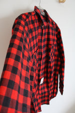 NEW Townsend & Lake Red & Black Buffalo Plaid Button Down Shirt | M