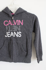 Calvin Klein Gray and Pink Full Zip Jacket | 8