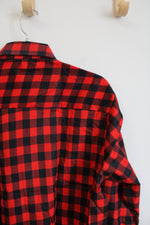 NEW Townsend & Lake Red & Black Buffalo Plaid Button Down Shirt | M