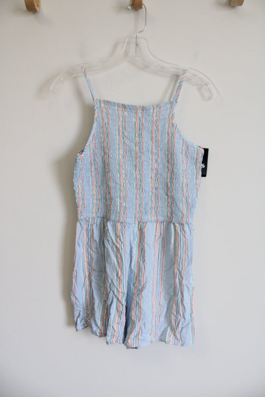 NEW Art Class Smocked Blue Romper | Youth XXL (16/18)