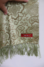 Nanjing Yun Brocade Green Silk Scarf