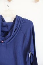 Tommy Hilfiger Blue Lightweight Hoodie | Youth L (12/14)
