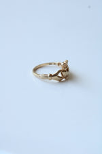 10K Yellow Gold Claddagh Ring | Size 7