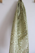 Nanjing Yun Brocade Green Silk Scarf