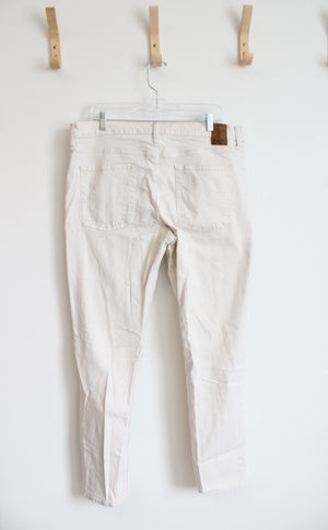 Goodfellow Total Flex Slim Cream Jeans | 38X32