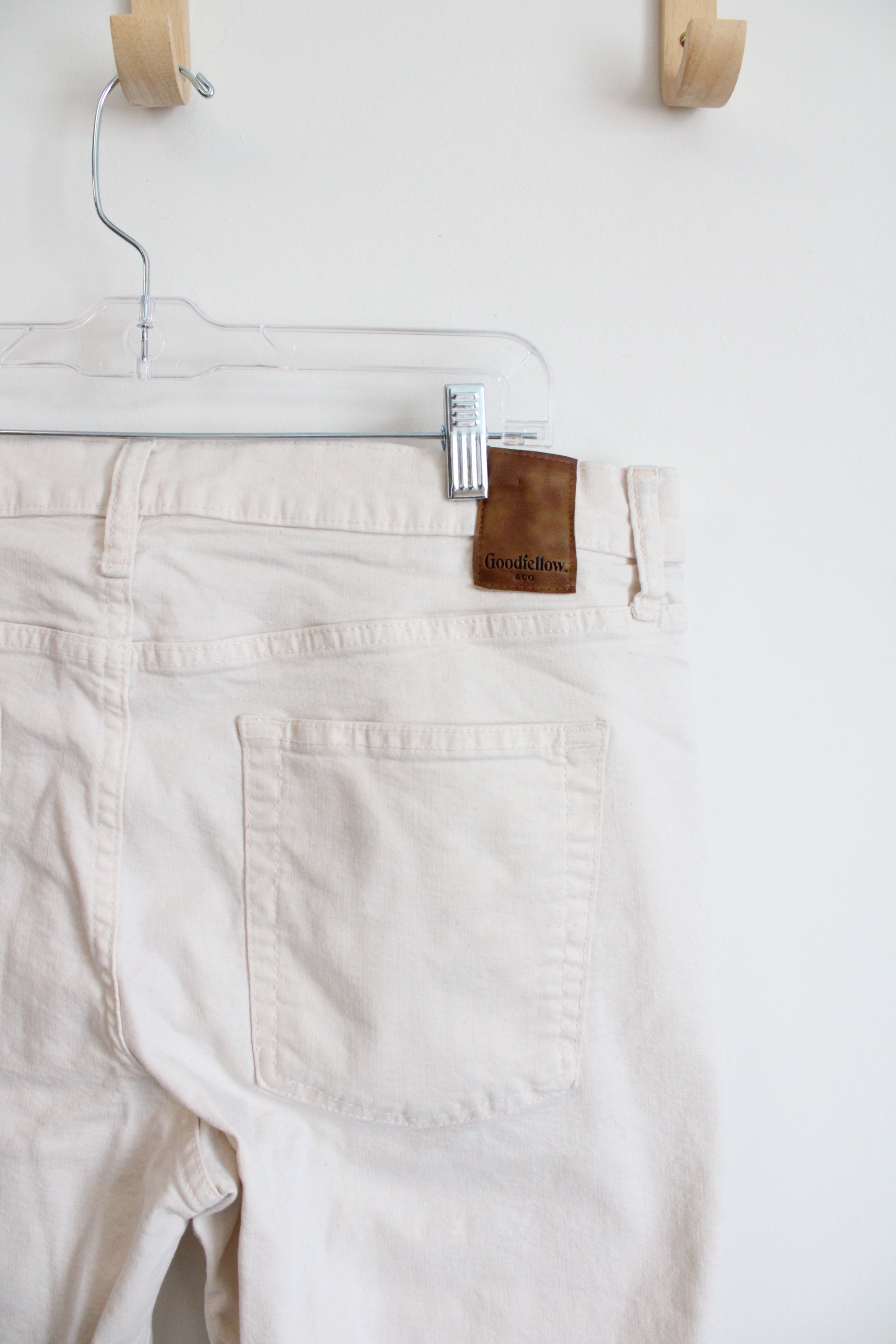Goodfellow Total Flex Slim Cream Jeans | 38X32