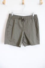 Sonoma Light Olive Green Drawstring Shorts | S