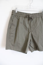 Sonoma Light Olive Green Drawstring Shorts | S