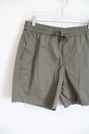 Sonoma Light Olive Green Drawstring Shorts | S