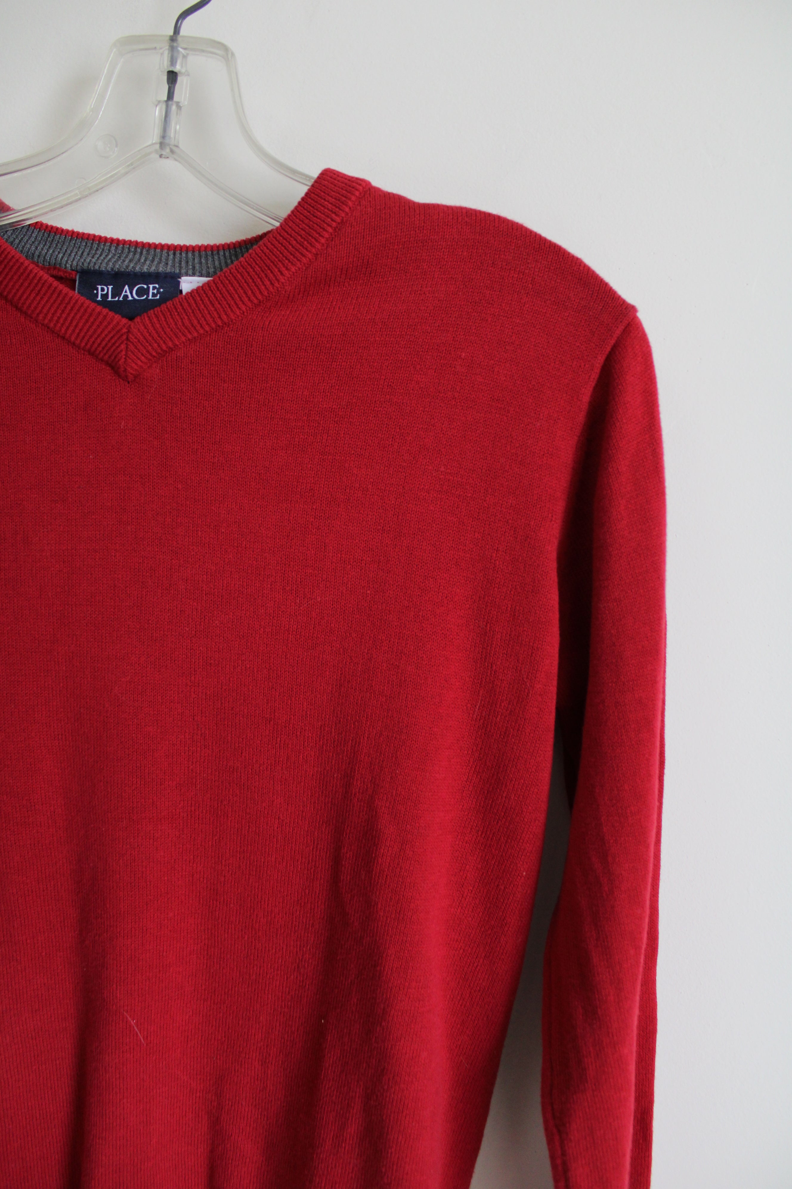 Children's Place Red Knit Sweater | 10/12