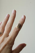 10K Yellow Gold Signet Ring | Size 4.5