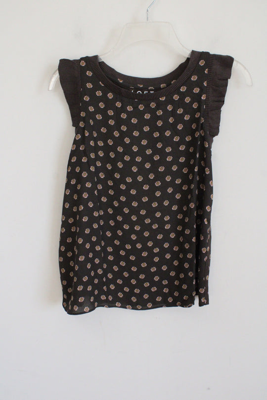 NEW LOFT Green Floral Tank | XXS