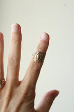 10K Yellow Gold Signet Ring | Size 4.5