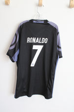 Fly Emirates Black Soccer Jersey | 14/16