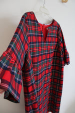 Vineyard Vines Red Tartan Plaid Dress | 18