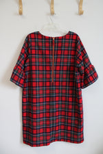 Vineyard Vines Red Tartan Plaid Dress | 18